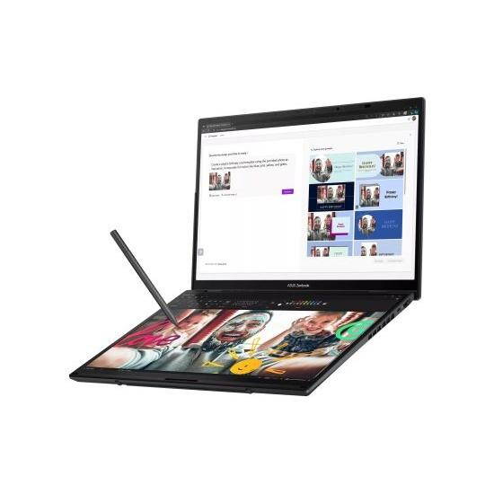 Laptop ASUS Zenbook Duo WUXGA 14 inch Intel Core Ultra 7 255H 16GB 1TB SSD Windows 11 Pro Inkwell Gray