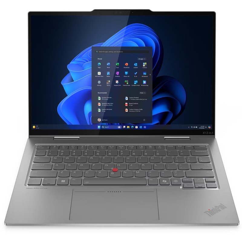 Laptop 2in1 Lenovo ThinkPad X1 Gen. 10 Aura Edition Procesor Intel® Core™ Ultra 7 258V 12M Cache, up to 4.80 GHz 14" 2.8K OLED 120Hz VRR Touch, 32GB LPDDR5X, 1TB SSD, 5G, Intel® Arc 140V Graphics, Win 11 Pro, Gri