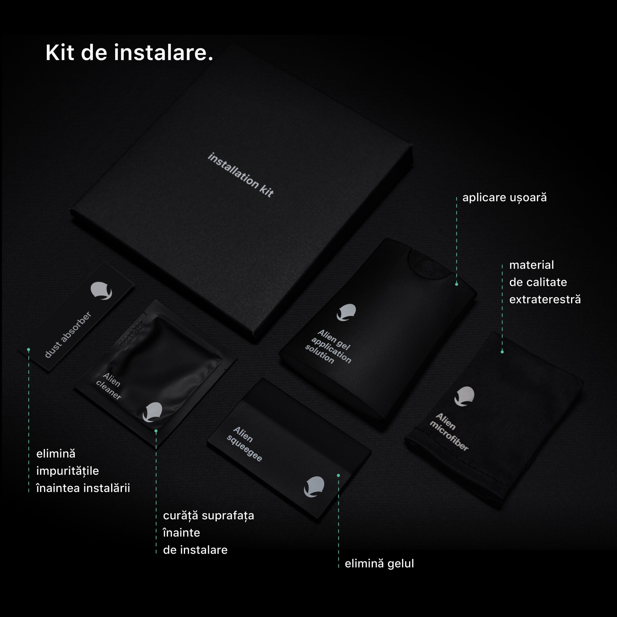 Folie protectie pentru Samsung Galaxy S26 Plus, acoperire ecran compatibil cu husa, Alien Surface