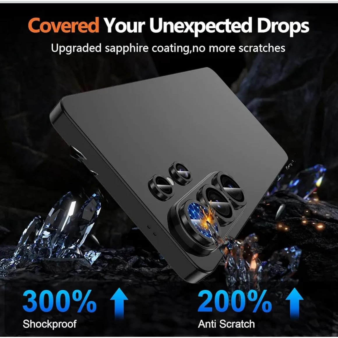Folie Müller® pentru Protectie Lentila Foto compatibila cu Samsung Galaxy S26 Ultra, Armorite LENS Camring Spate din Sticla, Anti‑zgarieturi, Anti‑soc, Instalare Usoara, Include Servetele Curatare & Stickere