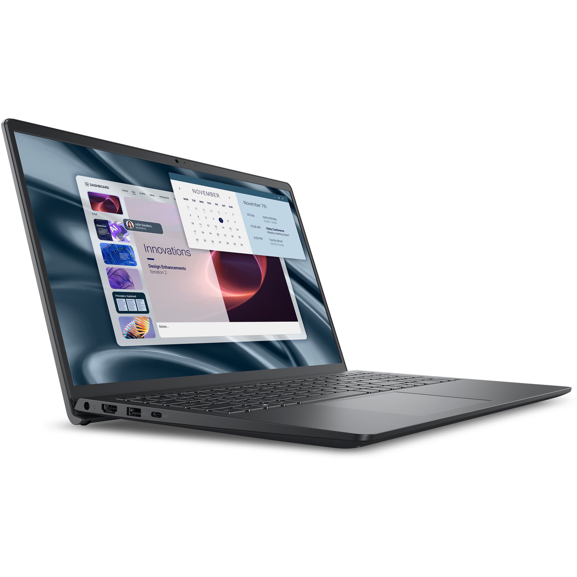Laptop SMB Dell Pro 15 Essential, cu procesor Intel Core i5-1334U, 15.6'' IPS, 8 GB DDR5, 512 GB SSD, Intel UHD Graphics, Linux, 3 ani Garantie