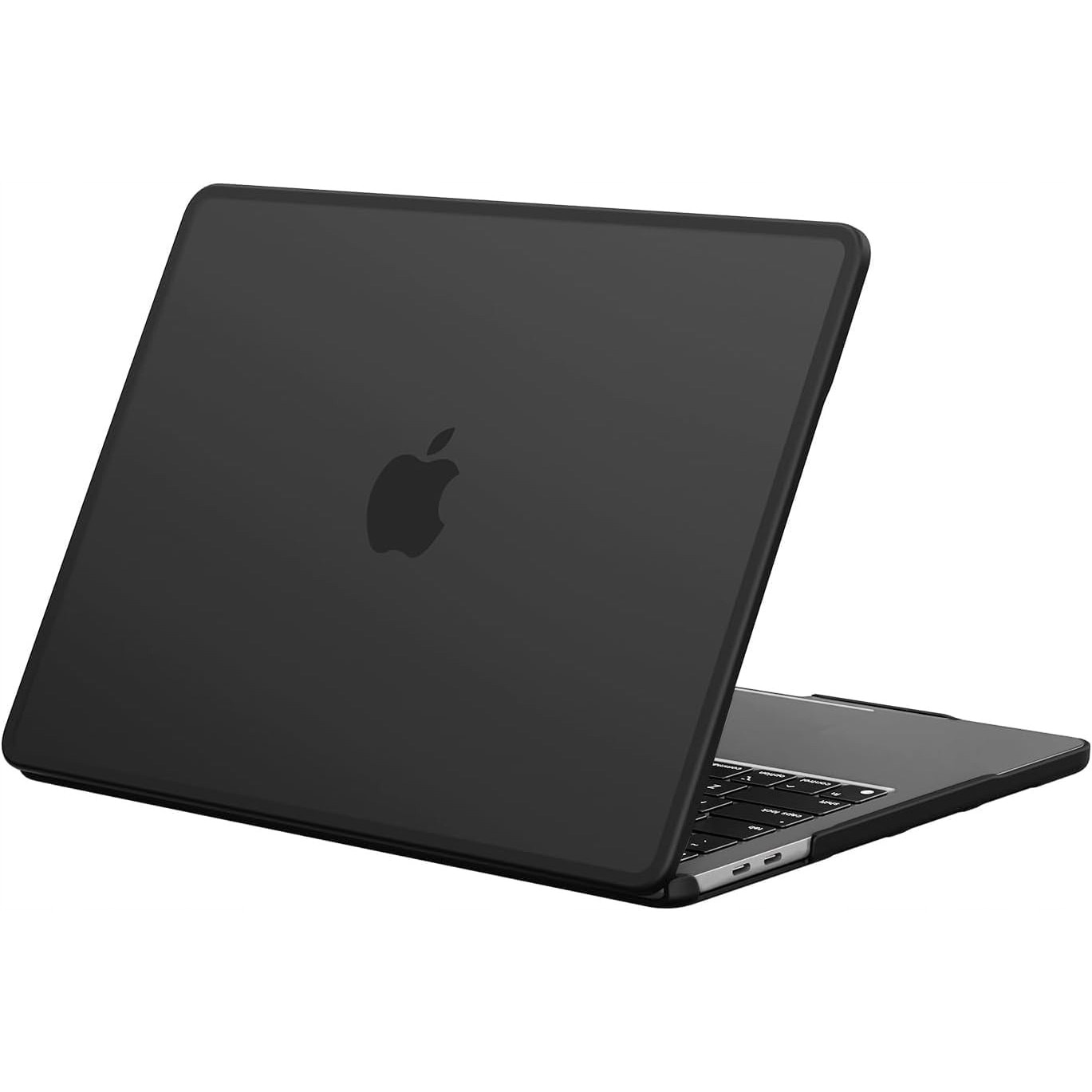 Etui TPU pentru MacBook Air 13,6", BlueSwan, protectie rezistenta, mata, neagra