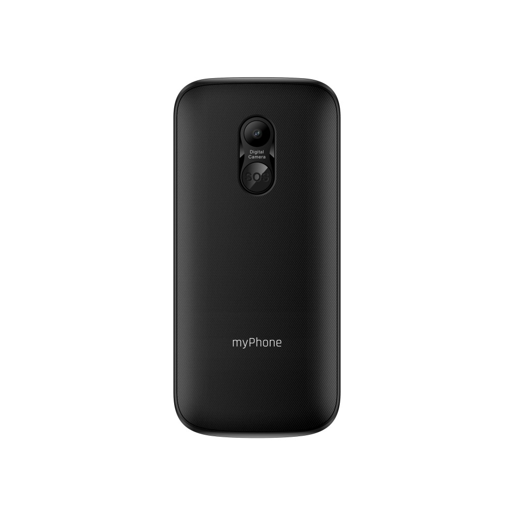 Telefon seniori frecventa 2G ecran mare 1.77” camera 0.3MP acumulator 800mAh Halo A Negru