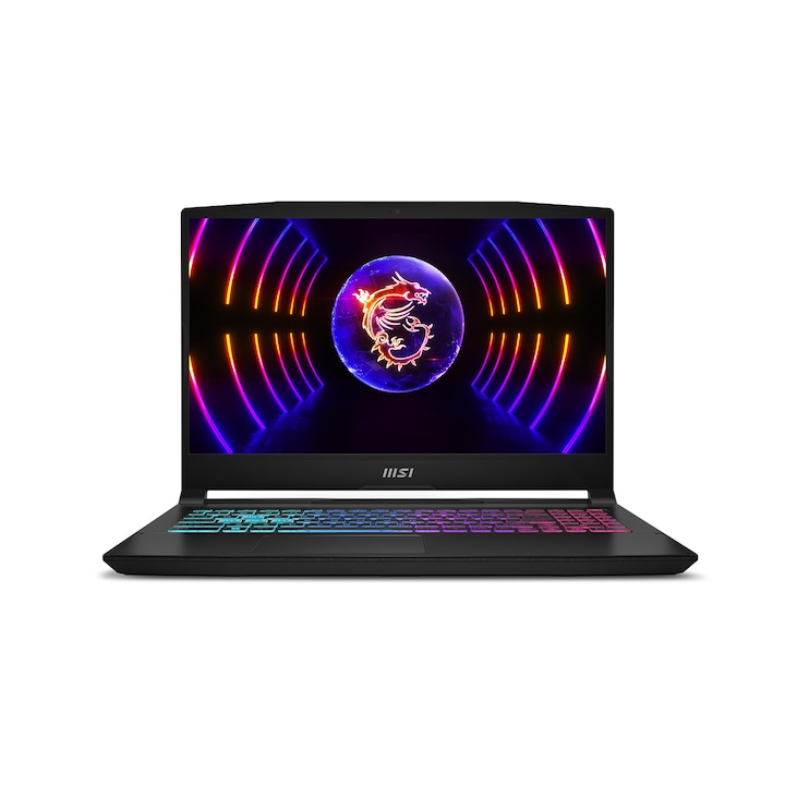 Laptop MSI Katana 15 B13VEK, 9S7-158571-2274, 15.6", Intel Core i7-13620H (10 nuclee), NVIDIA GeForce RTX 4050 (6GB GDDR6), 16GB 5600MHz (2x8GB) DDR5, negru