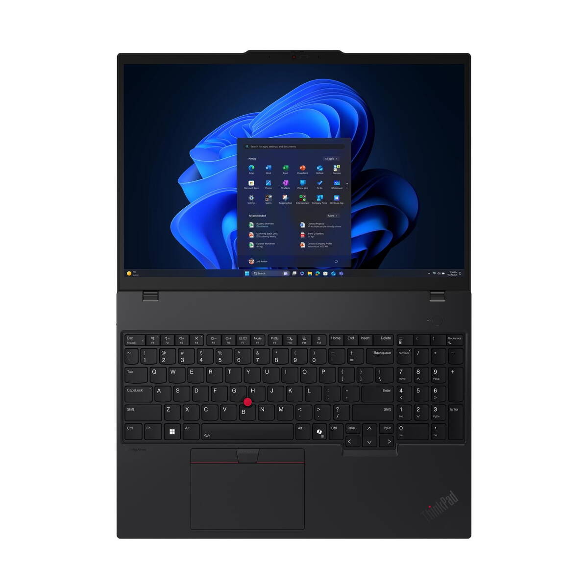 Laptop Lenovo ThinkPad T16 G4 WUXGA 16 inch Intel Core Ultra 7 258V 32GB 512GB SSD Windows 11 Pro Black