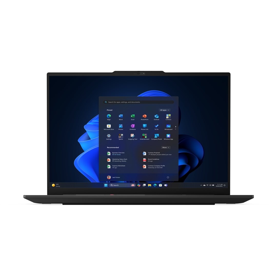 Laptop Lenovo ThinkPad E16 G3, 16" WUXGA, Intel® Core™ Ultra 5 226V pana la 4.5 GHz, 16 GB RAM LPDDR5x 8533, 512 SSD, Intel Arc Graphics, Windows 11 Pro, Black 512 GB