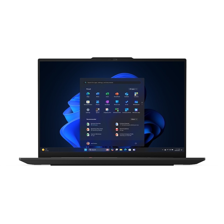 Laptop Lenovo ThinkPad E16 G3, 16" WUXGA, Intel® Core™ Ultra 5 226V pana la 4.5 GHz, 16 GB RAM LPDDR5x 8533, 512 SSD, Intel Arc Graphics, Windows 11 Pro, Black 512 GB