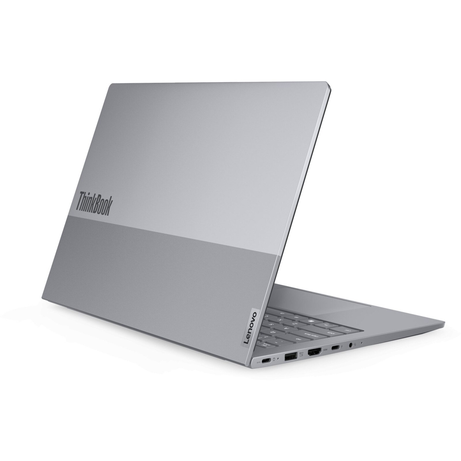 Laptop Lenovo ThinkBook 14 G8 IAL, 14" WUXGA, Intel® Core™ Ultra 7 255H pana la 5.1 GHz, 16 GB RAM DDR5 5600, 512 GB SSD, Intel Arc Graphics, Windows 11 Pro, Arctic Grey 512 GB