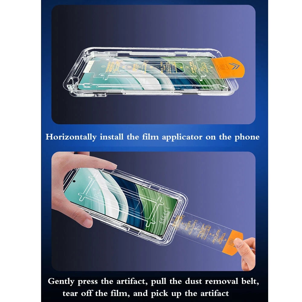 Folie transparenta cu autoaplicare compatibila cu Samsung Galaxy A51/ A52/ A53, sticla securizata