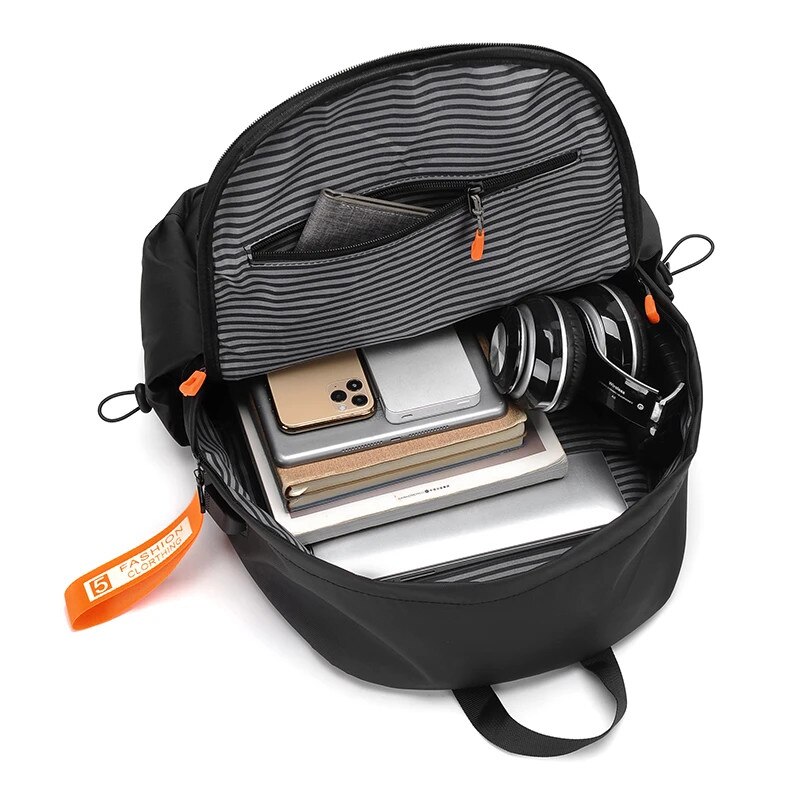 Rucsac pentru laptop, capacitate mare, design multifunctional, culoare neagra, 15.6 inch
