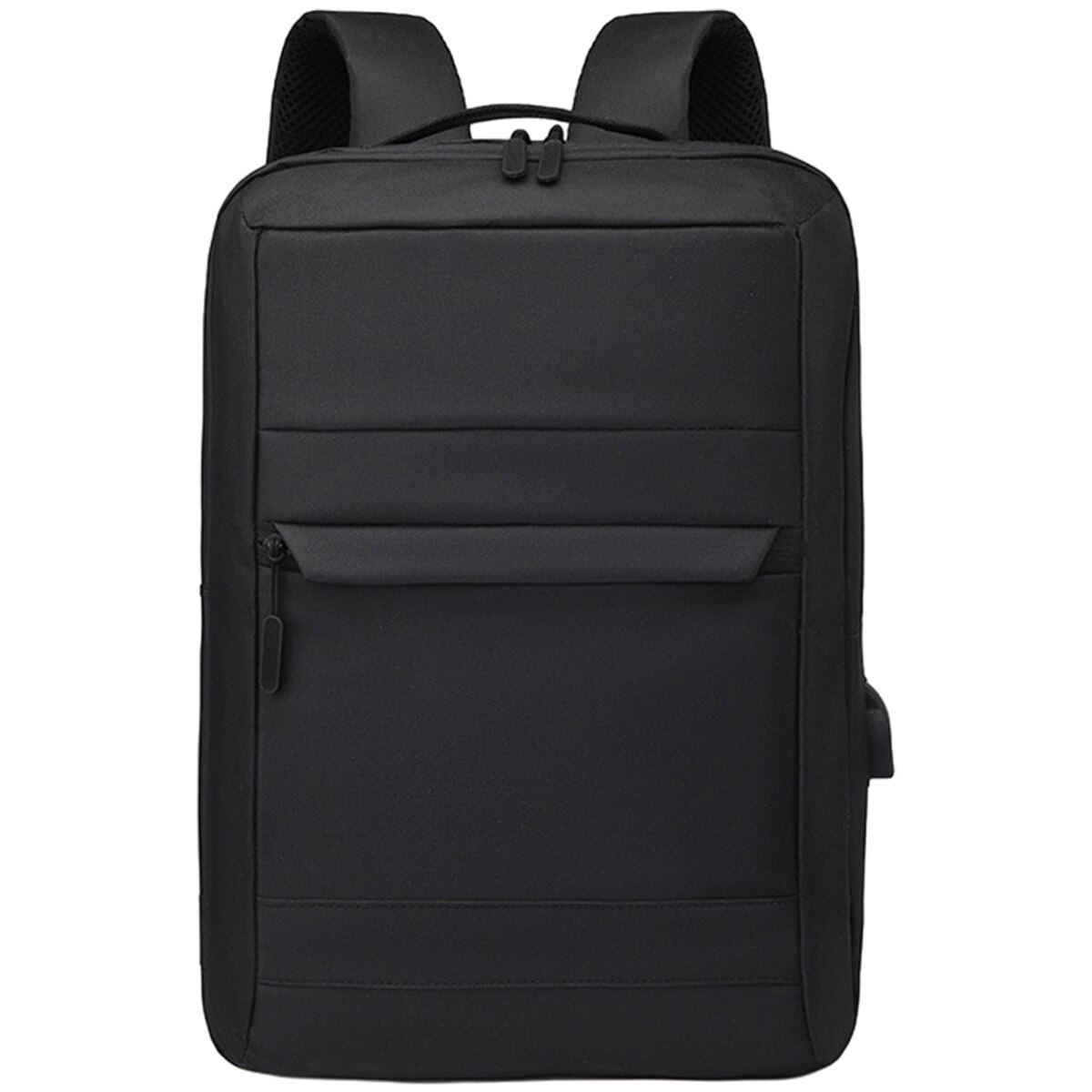 Rucsac laptop AMRINUGL, cu port USB, capacitate mare, negru, 40x14x28cm