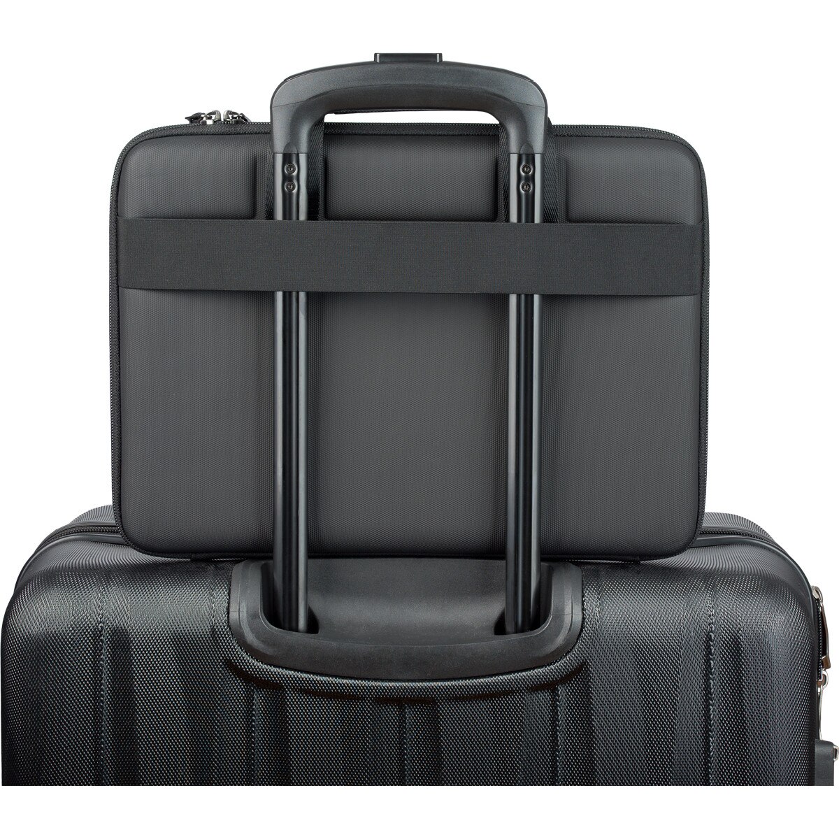 Geanta pentru laptop QUALO cu maner 13.3` neagra QPL-SU-01
