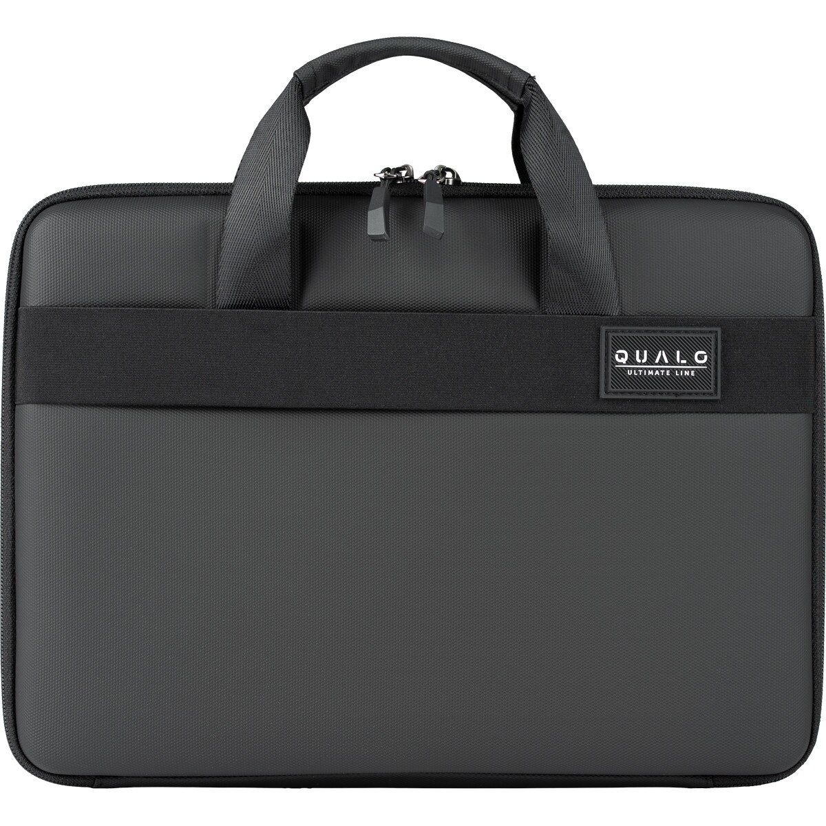 Geanta pentru laptop QUALO cu maner 13.3` neagra QPL-SU-01