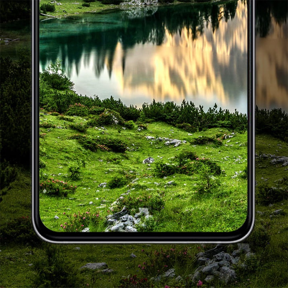 Folie de silicon compatibila cu Sony Xperia XZ Premium, Vivid Liquid, Full Glue, Montare cu lichid, Top Adezive, Textura oleofoba, Acoperire compatibila cu husele, Regenerabila, Clear Coat