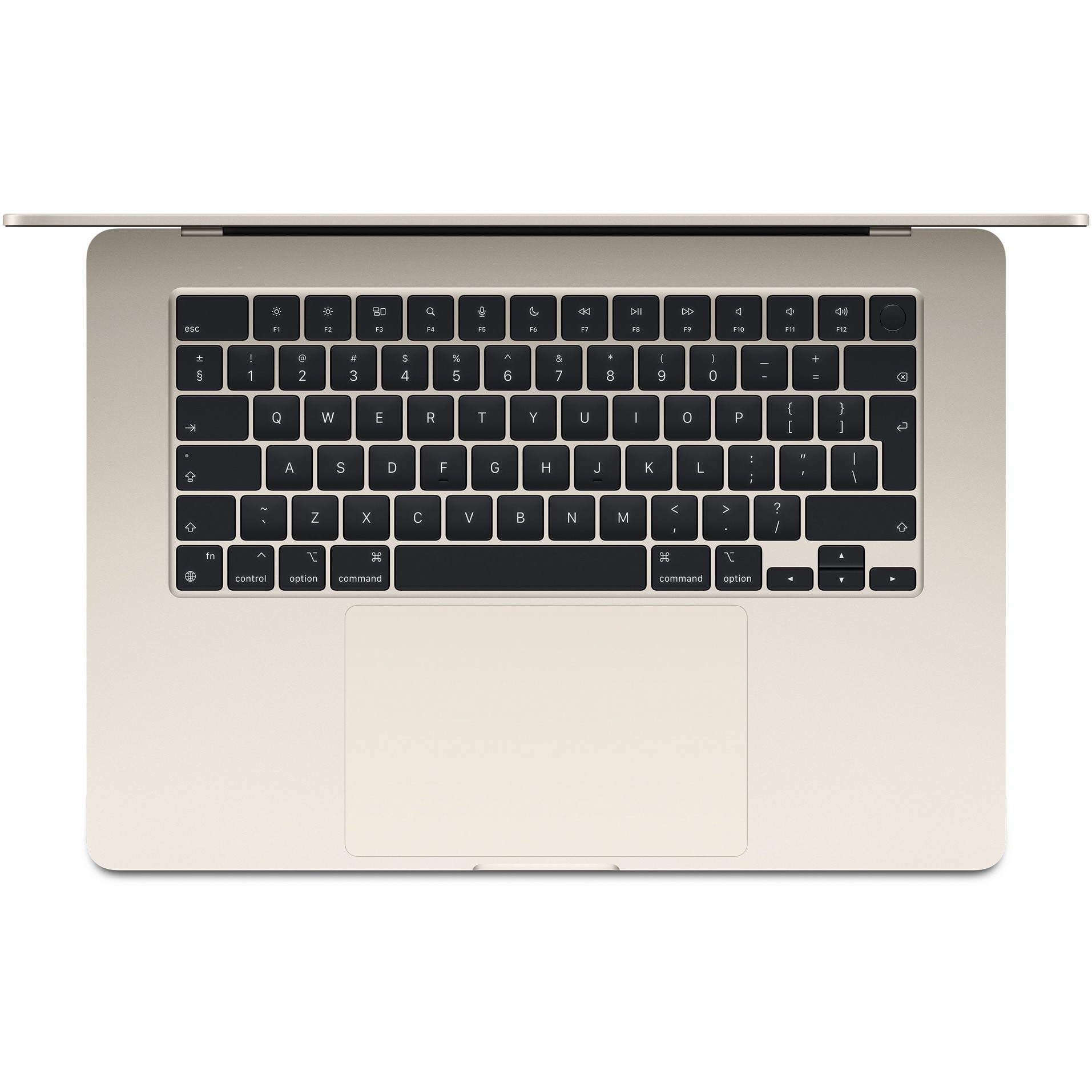 Laptop Apple MacBook Air 15" cu procesor Apple M3, 8 nuclee CPU si 10 nuclee GPU, 16GB RAM, 256GB SSD, Starlight, Tastatura Internationala, Manual RO