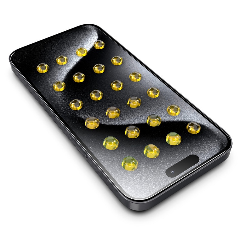 Folie protectie din sticla temperata, transparenta, 9H+, pentru iphone13/13pro/14/16E telefoane mobile, set cu kit de aplicare instantanee