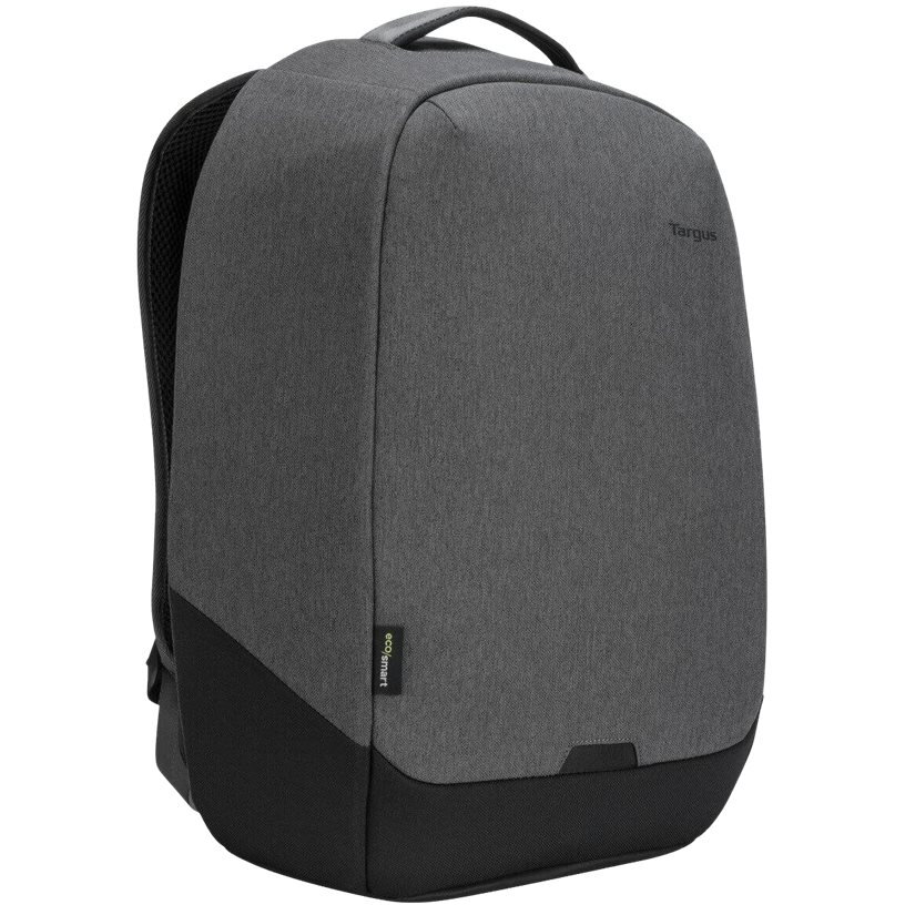 Rucsac laptop Targus, compatibil 15.6 inch, Gri, cu maner si curea de umar