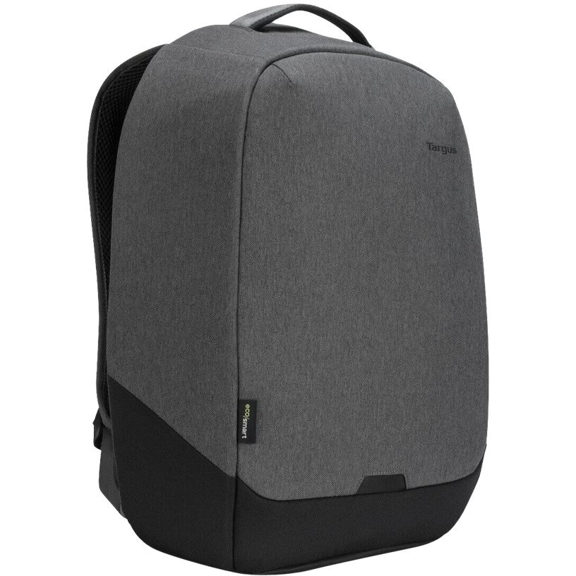 Rucsac laptop Targus, compatibil 15.6 inch, Gri, cu maner si curea de umar