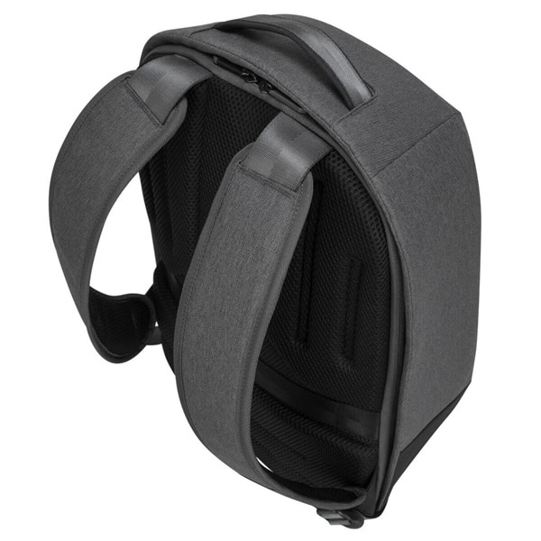 Rucsac laptop Targus, compatibil 15.6 inch, Gri, cu maner si curea de umar