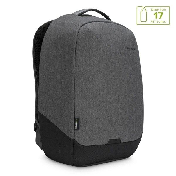 Rucsac laptop Targus, compatibil 15.6 inch, Gri, cu maner si curea de umar