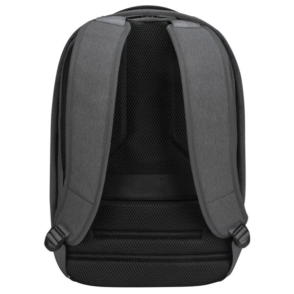 Rucsac laptop Targus, compatibil 15.6 inch, Gri, cu maner si curea de umar