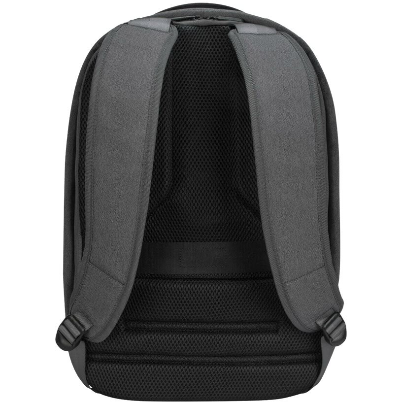Rucsac laptop Targus, compatibil 15.6 inch, Gri, cu maner si curea de umar