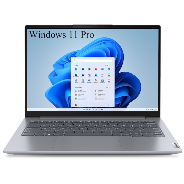 Laptop Lenovo ThinkBook 14 G8 IRL, 14" WUXGA 1920x1200 IPS 300nits, Intel Core 5 210H 8-core, 24GB DDR5, 2 x 512 GB SSD m2 PCIe, Intel Graphics, Windows 11 Pro, Aluminium Case 1.36 kg Arctic Grey