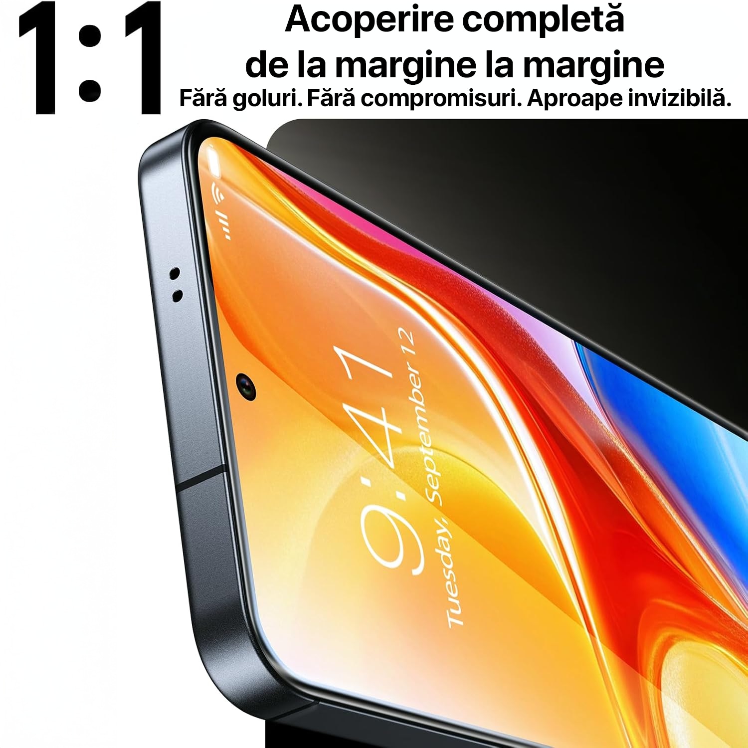Folie Sticla pentru Honor 400 Lite 5G cu aplicator Daden MagicBox, Full Cover, Protectie Profesionala, Ultra Rezistenta, Calitate Premium, Margini negre