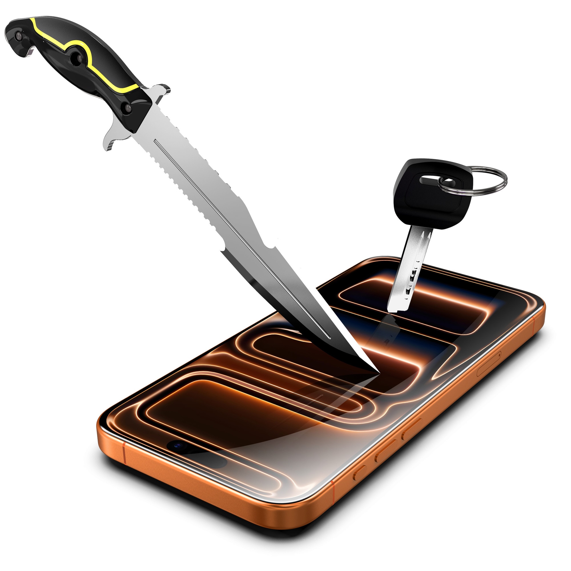 Set 2 folii sticla pentru Iphone 17, Iphone 16 PRO, Transparenta, Sticla securizata 0.33mm, Anti-Spy, Anti-amprenta cu margini negre 6.3", instalare usoara si rapida cu dispozitiv de potrivire automata in 30 sec cu Easy Install Kit, RikBo®