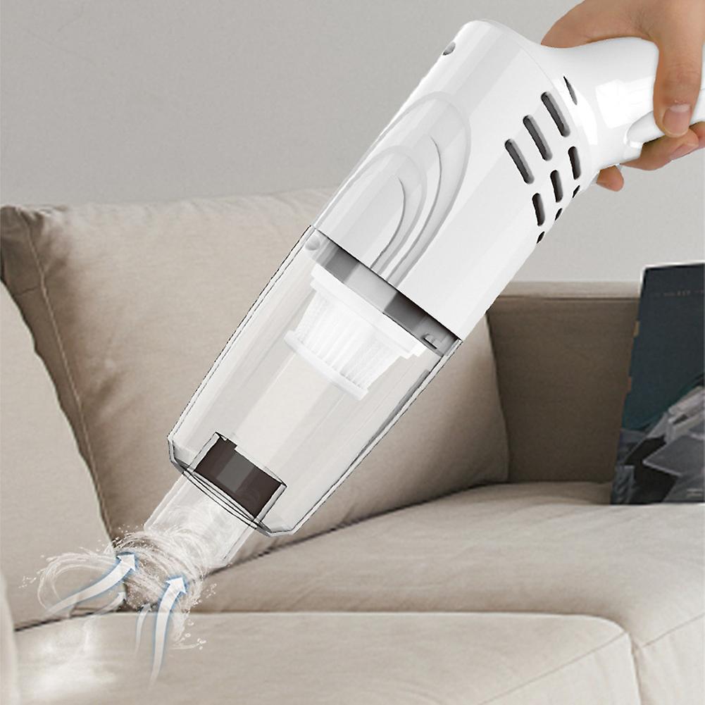 Aspirator portabil fara fir, flexibil, alb, 30 min autonomie