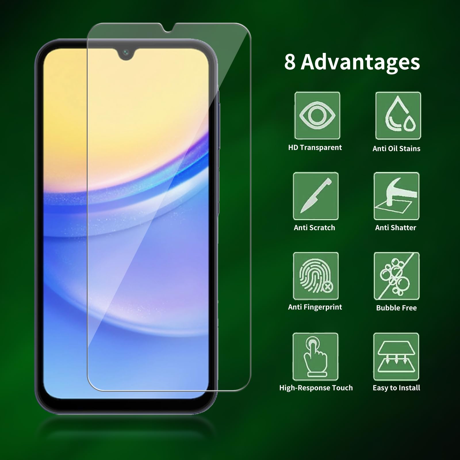 Set 2 Folie Protectie pentru Samsung Galaxy A27, Sticla Temperata 9H+, Claritate Super HD, Tratament Oleofob si Anti-Amprente, LIXR-03EN®