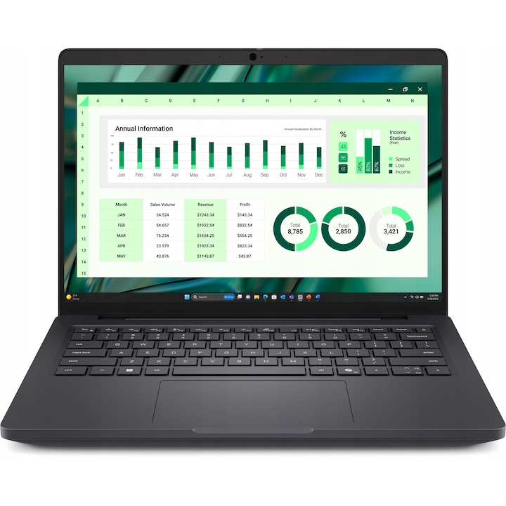 Laptop Dell Pro Max 14, Intel Core Ultra 7 255H, 16GB RAM, 1TB SSD, FHD+ 1920x1200, 14"