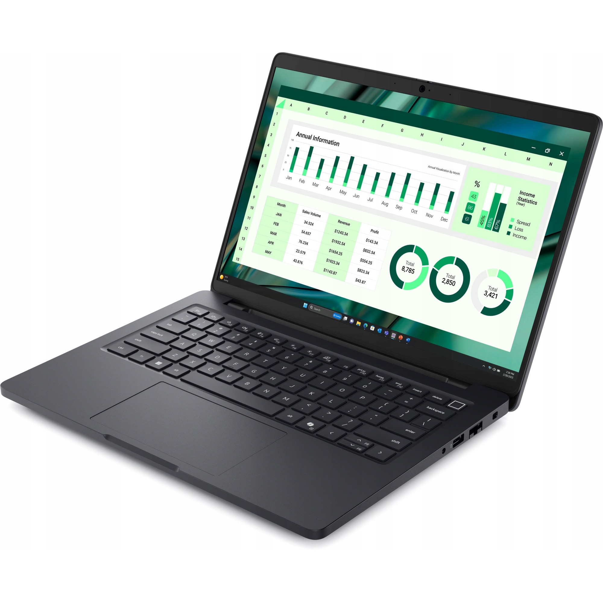 Laptop Dell Pro Max 14, Intel Core Ultra 7 255H, 16GB RAM, 1TB SSD, FHD+ 1920x1200, 14"
