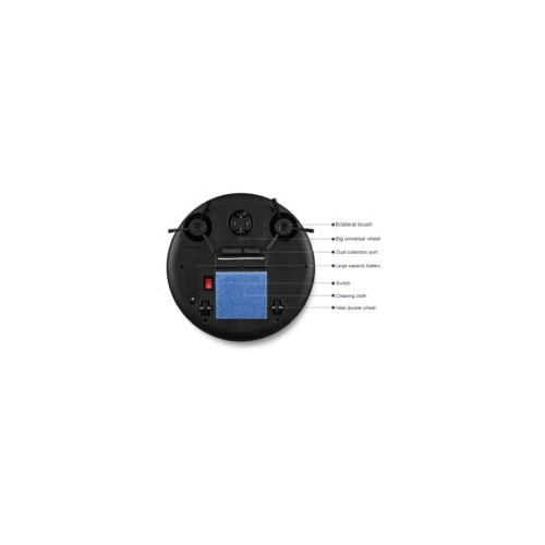 Aspirator robot 3 in 1, 1200 mAh, curatare automata, detectie obstacole, 70mm