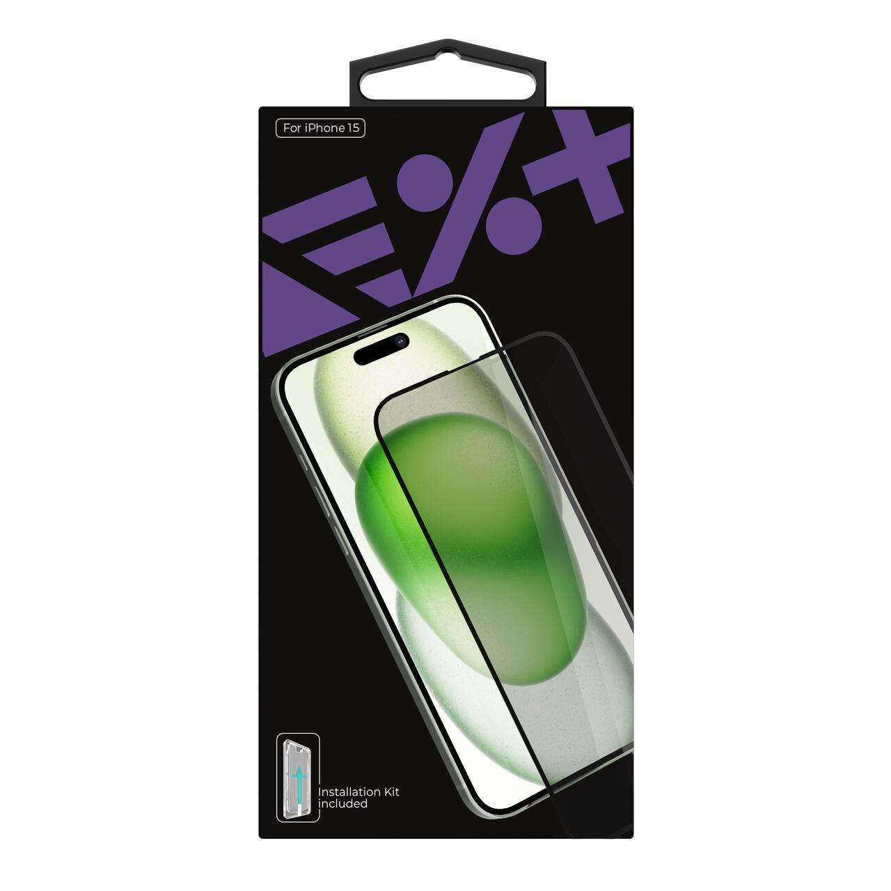 Folie de protectie Next One, All-rounder glass screen protector pentru iPhone 15