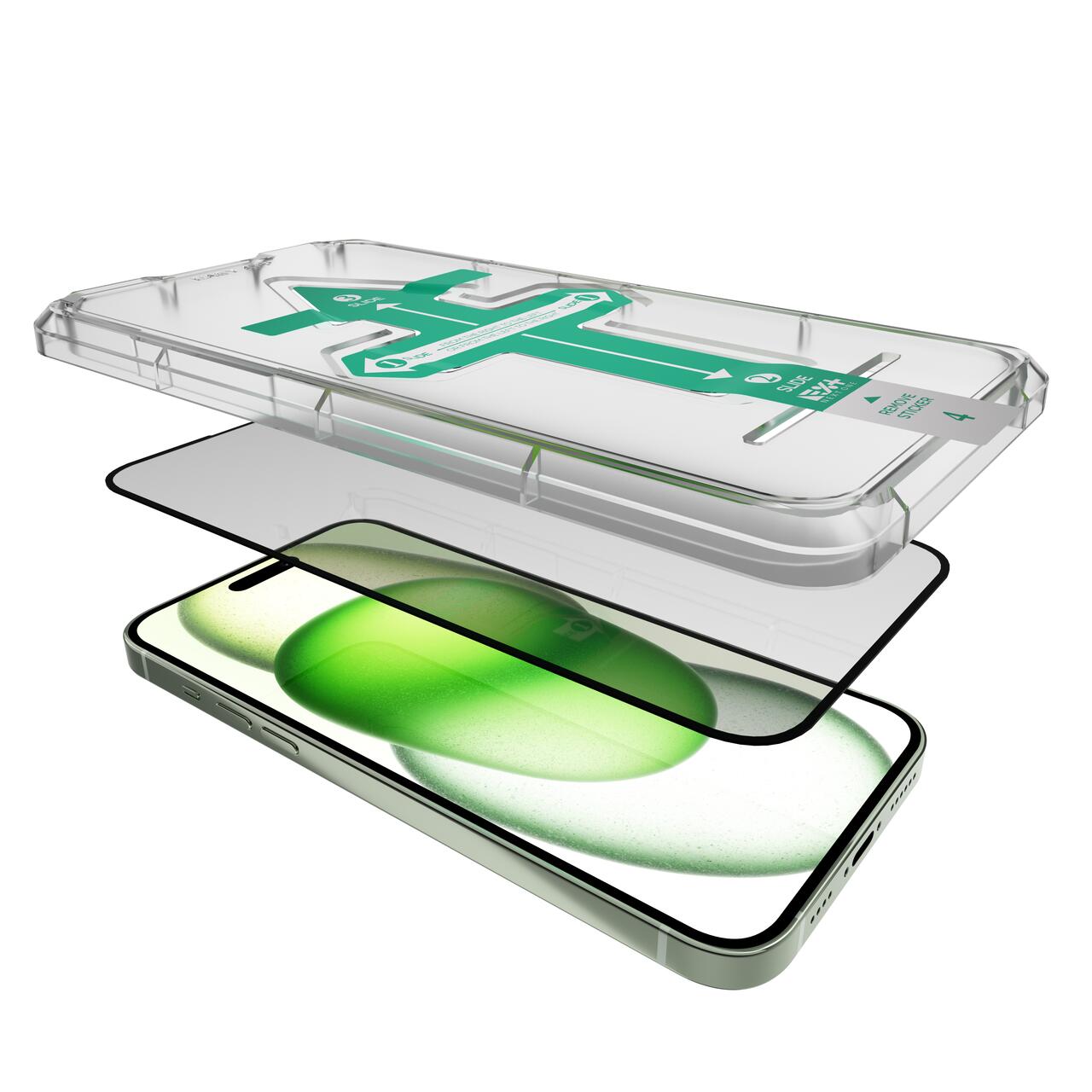 Folie de protectie Next One, All-rounder glass screen protector pentru iPhone 15