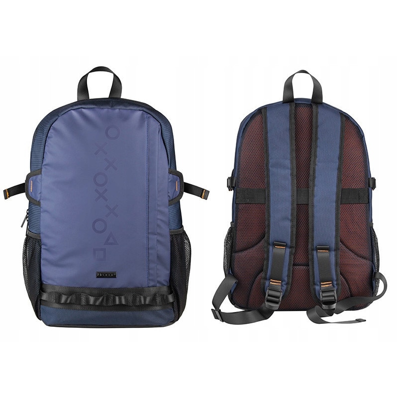 Tracer, Rucsac pentru laptop din poliester rezistent la apa si la zgarieturi, cu compartiment pentru laptop 15,6" si bretele captusite Packer Blue, Albastru, 15,6"