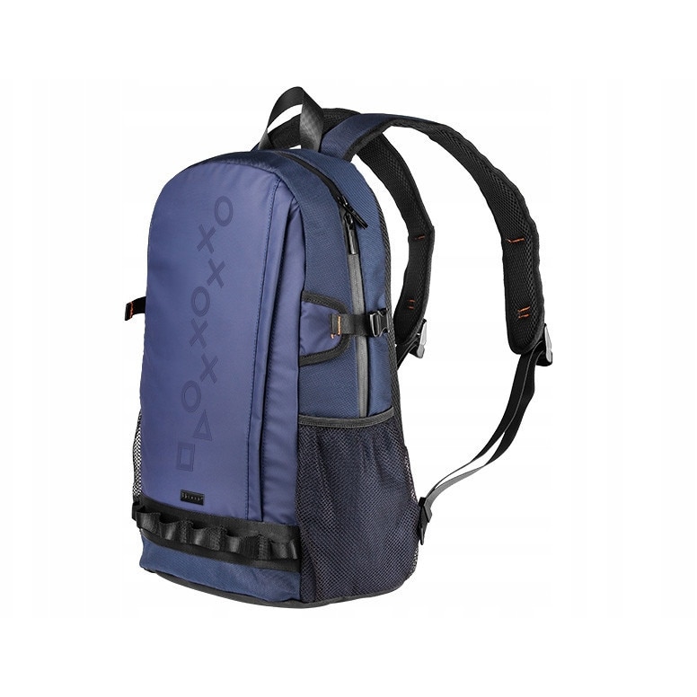 Tracer, Rucsac pentru laptop din poliester rezistent la apa si la zgarieturi, cu compartiment pentru laptop 15,6" si bretele captusite Packer Blue, Albastru, 15,6"