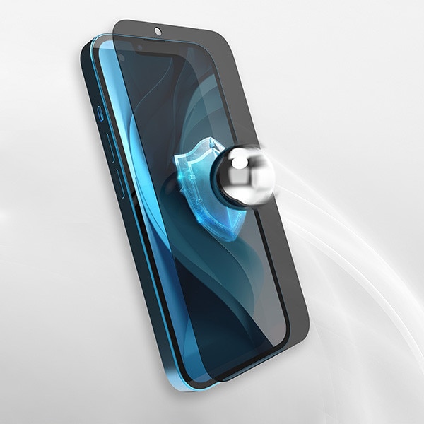 Folie sticla hibrid GrizzGlass SecretGlass Privacy compatibila cu Samsung Galaxy A07 4G, Negru