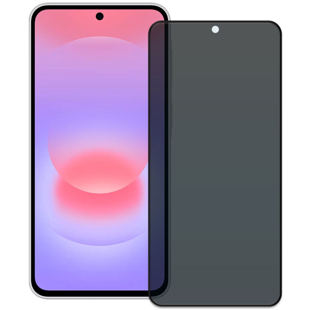 Folie din sticla securizata pentru Samsung Galaxy A37 5G, HAMSTERBOX Privacy Shield, Protectie completa ecran, Full face, Aplicare rapida, Case Friendly, Negru