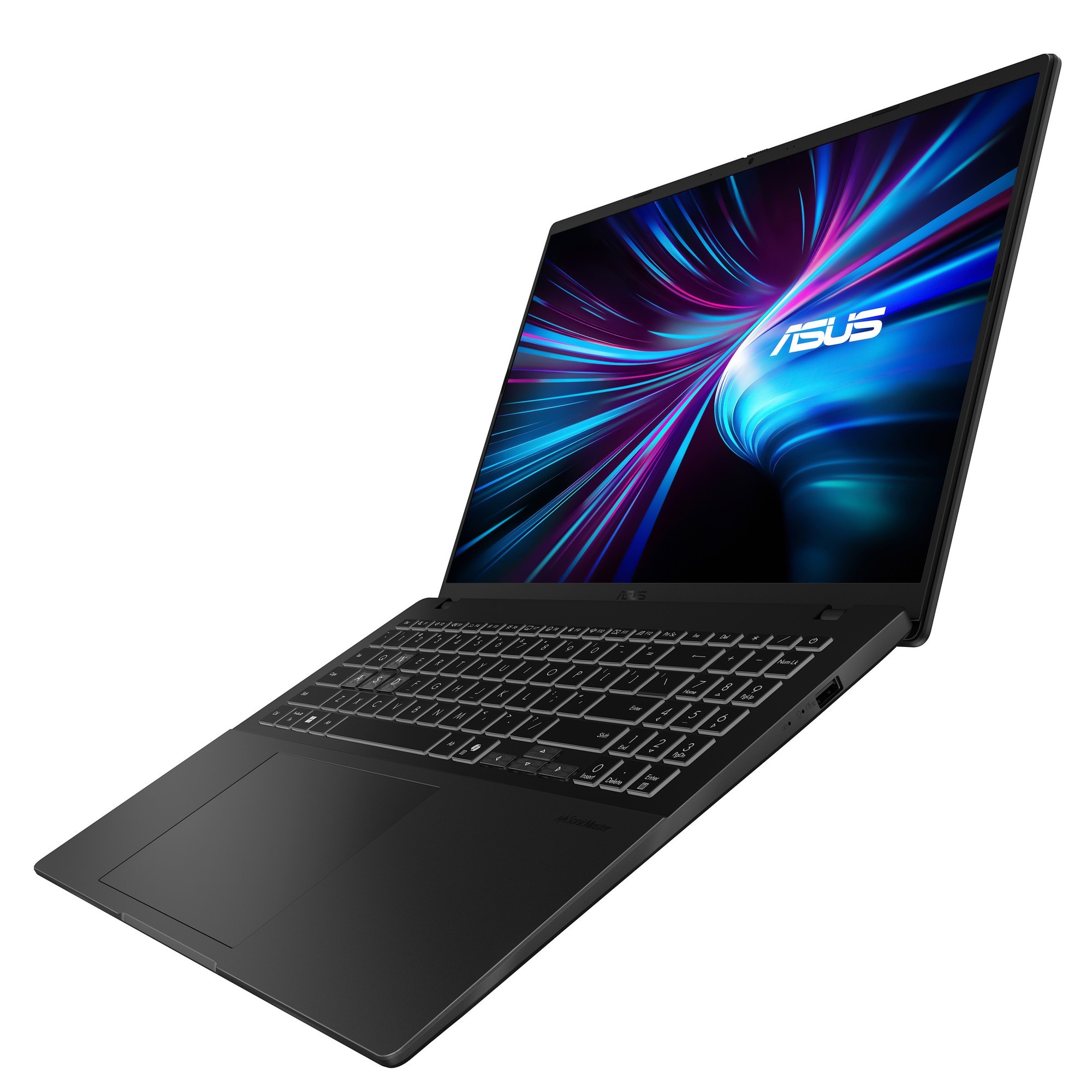 Laptop Asus VivoBook V16 V3607VH-RP017, 16 inch 1920 x 1200, Intel 210H 8 C / 12 T, 2.2 GHz - 4.8 GHz, 12 MB cache, 28 W, 16 GB DDR5, 1 TB SSD, Nvidia GeForce RTX 5050, Fara sistem de operare, Negru