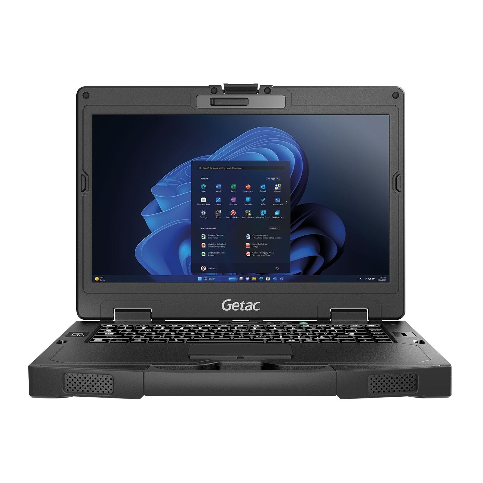 Laptop Getac S410G5 ST2N5AQ4S6XI, 14 inch 1366 x 768 Touchscreen, Intel, 2.4 GHz, 8 GB RAM, 256 GB SSD, Intel Graphics, Windows 11 Pro