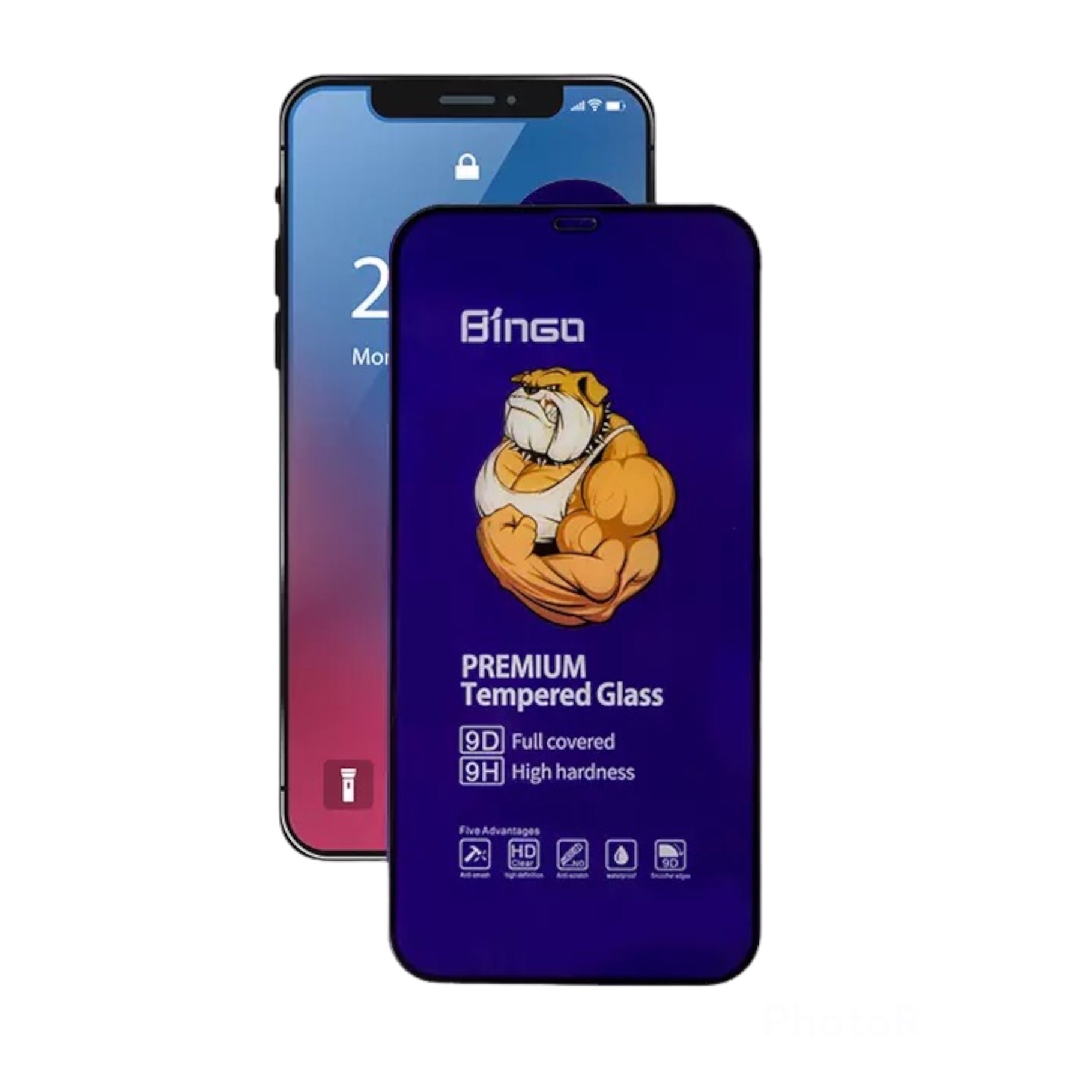 Folie sticla securizata Premium Full Glue pentru iPhone 13 pro, Bingo
