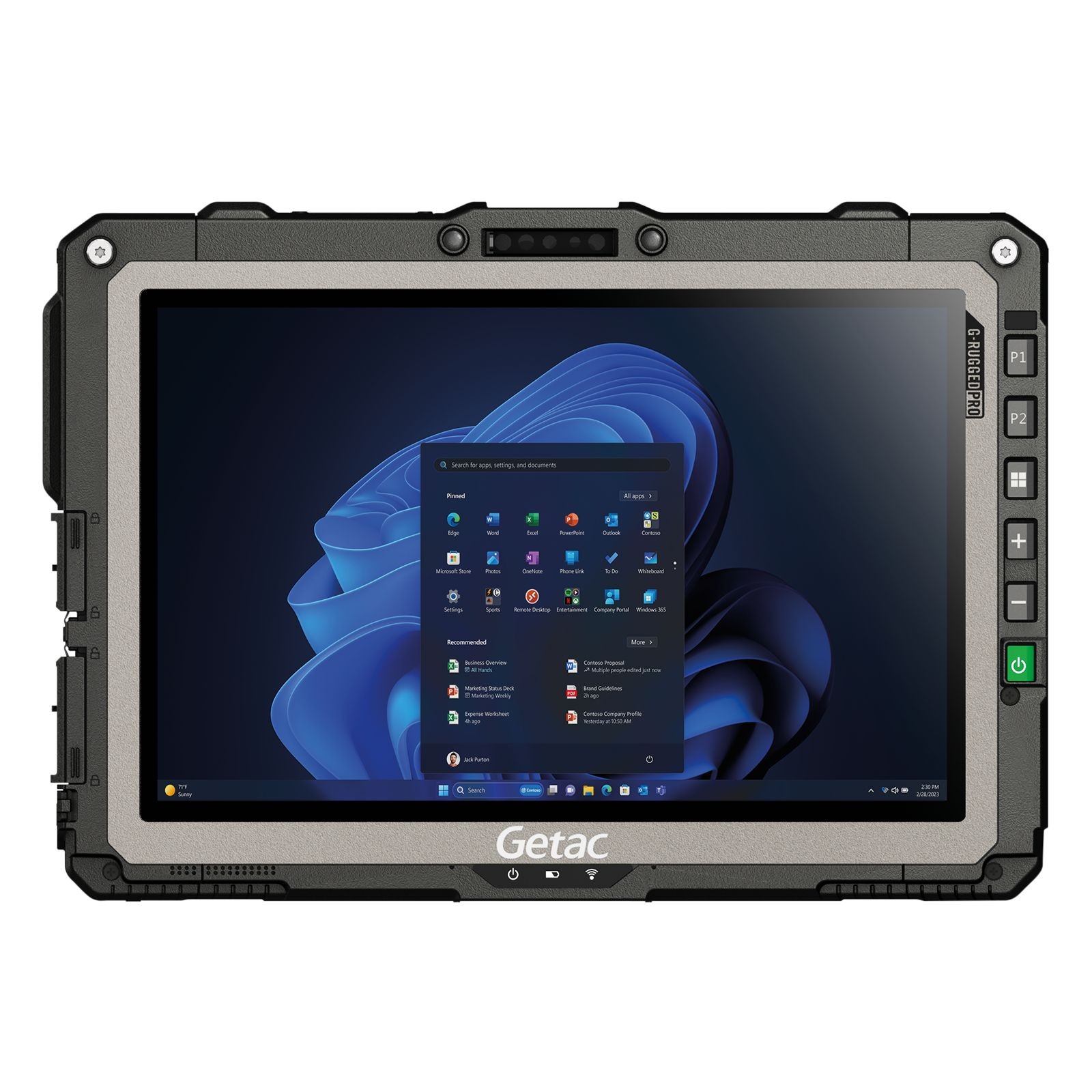 Laptop Getac UX10G2 UM51S6VIXDXX, 10.1 inch 1920 x 1080 Touchscreen, Intel Core i7-10610U 4 C / 8 T, 1.8 GHz - 4.9 GHz, 8 MB cache, 32 GB DDR4, 512 GB SSD, Intel Graphics, Windows 10 Pro