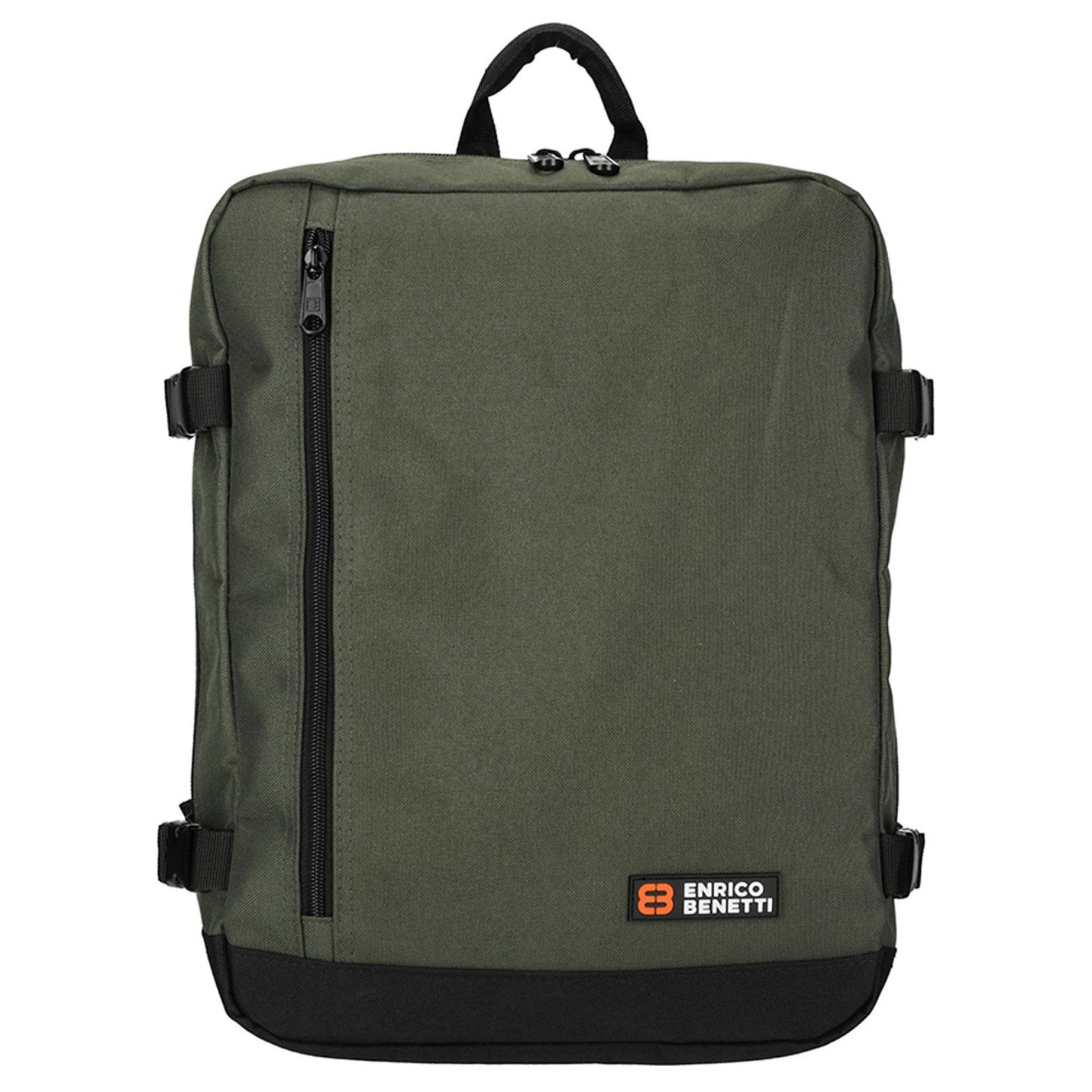 Rucsac, Enrico Benetti, Amsterdam, 40x30x20cm, olive, 17 inch