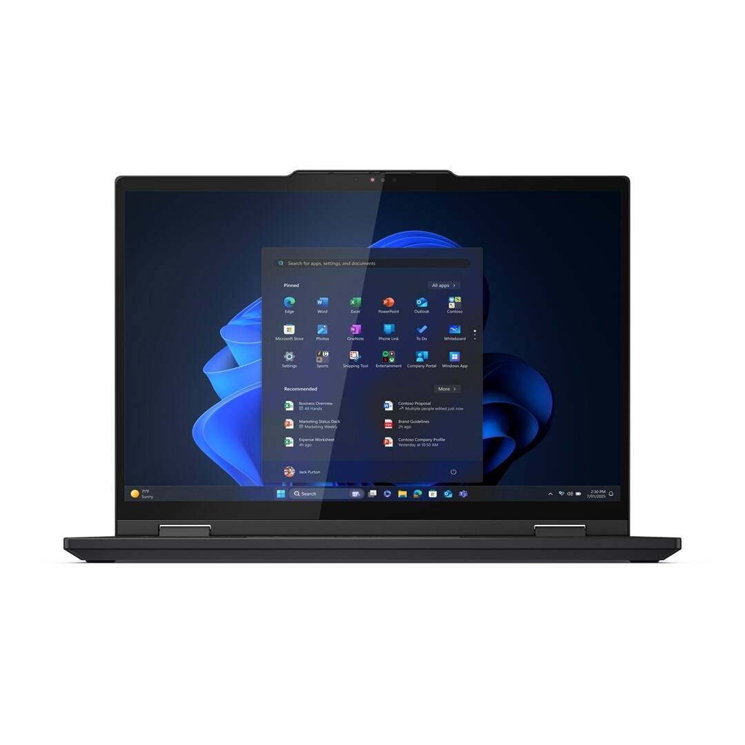 Laptop Lenovo ThinkPad T14s 2-in-1 Gen 1 Intel Core Ultra 5 225U Hybrid 2-in-1 35.6 cm 14Inch Touchscreen WUXGA 16 GB LPDDR5x-SDRAM 512 GB SSD Wi-Fi 6E (802.11ax) Windows 11 Pro English Black