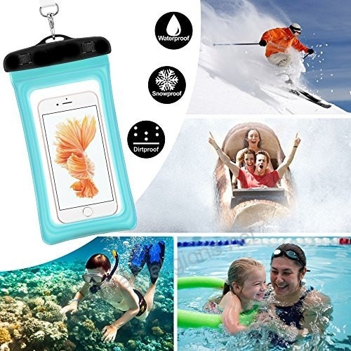 Husa subacvatica waterproof and snowproof pentru telefon Clear