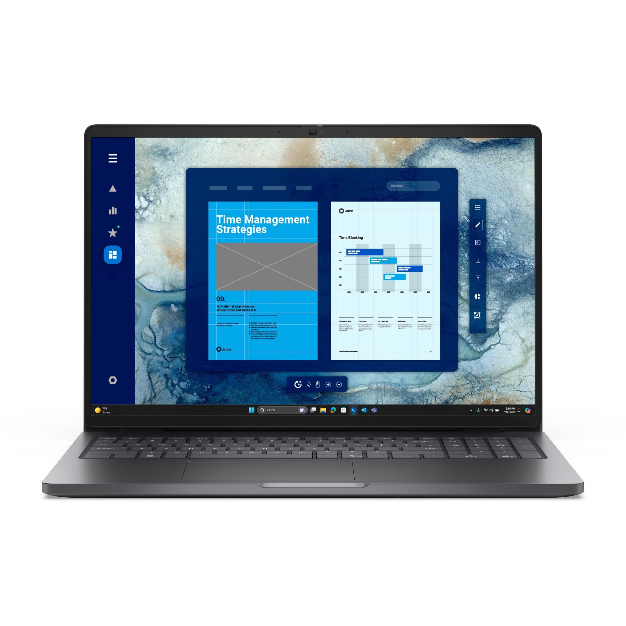 Laptop DELL Pro 16 PC16250, Intel Core 7 150U, 16 GB, 512 GB SSD, 40,6 cm (16"), Full HD+, Negru