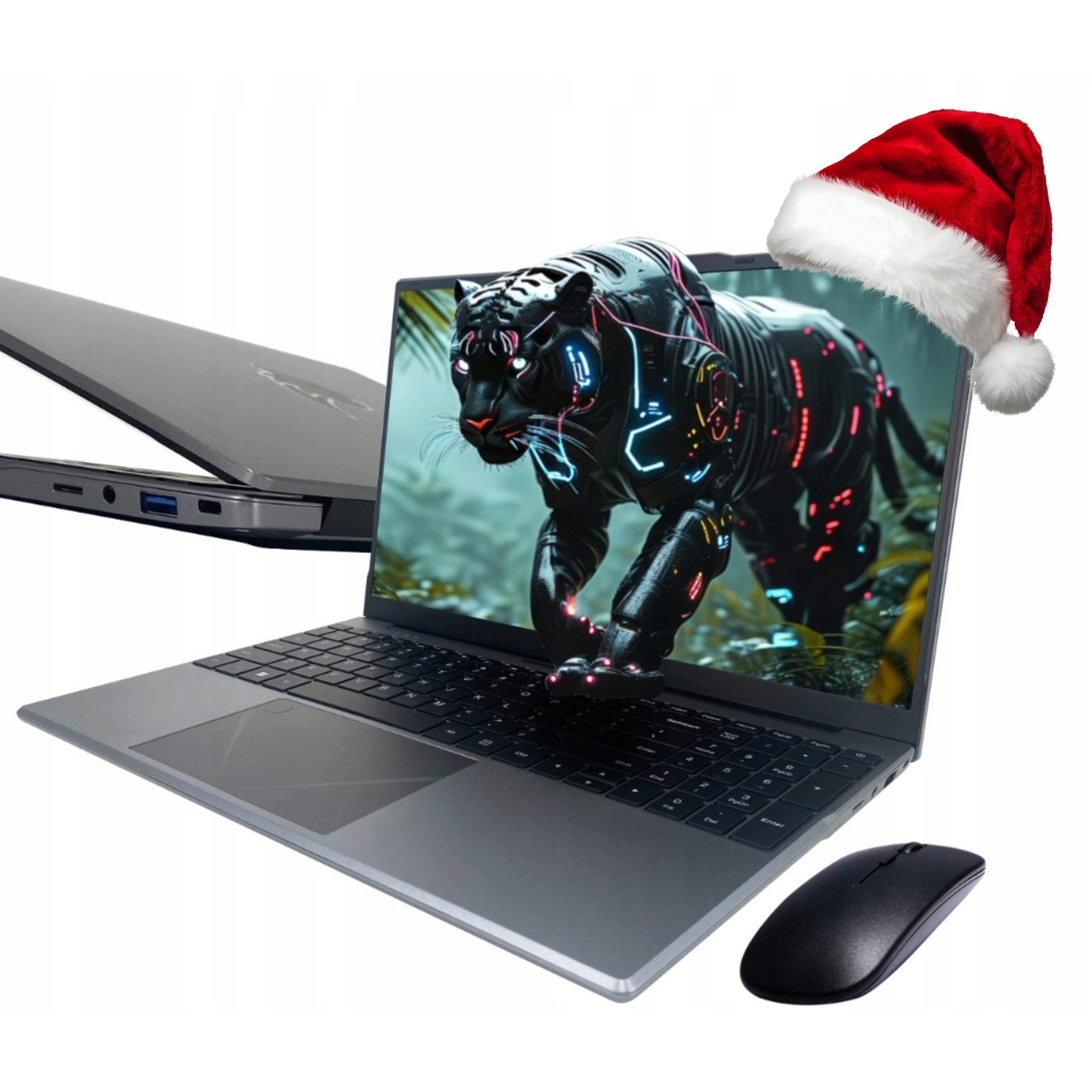 Laptop Pantherise E157, 16GB RAM, 512GB SSD, 15.6 inch, Argintiu, 35.76x22.95x1.92 cm