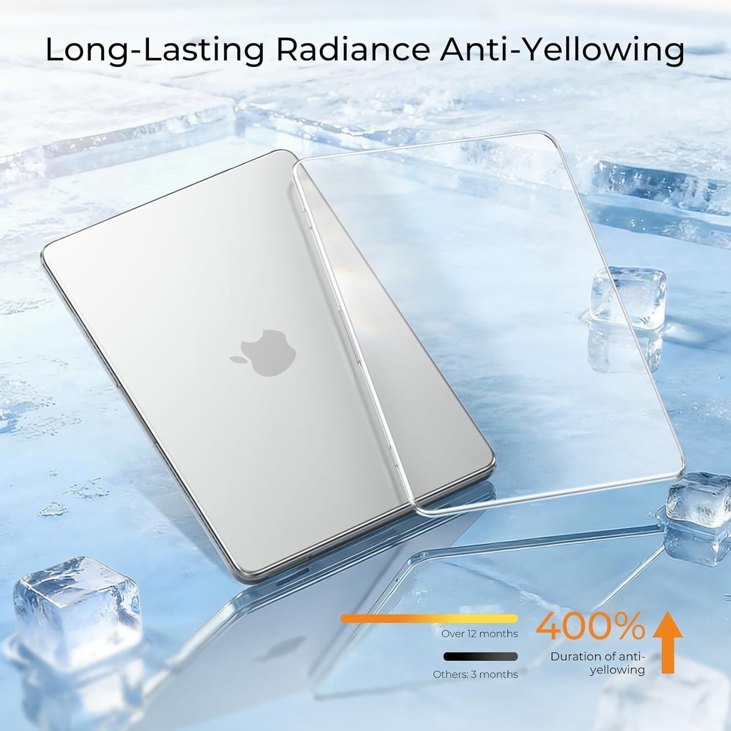 Carcasa iNext pentru MacBook Neo 13 inch 2026 Model A3404 cu cip A18 Pro, carcasa de protectie rezistenta la zgarieturi si capac pentru tastatura pentru Macbook Neo, transparenta